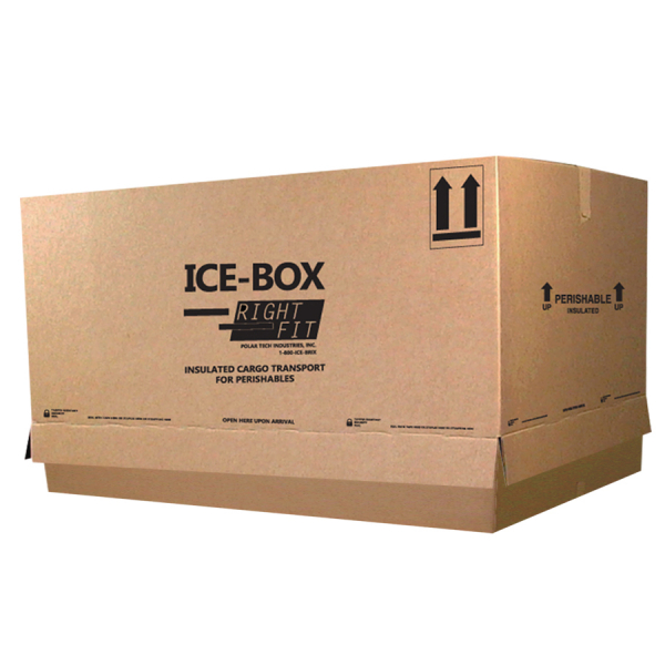 46&frac34; x 39 x 24-39&quot; Ice-Box Corrugated GE101KD S